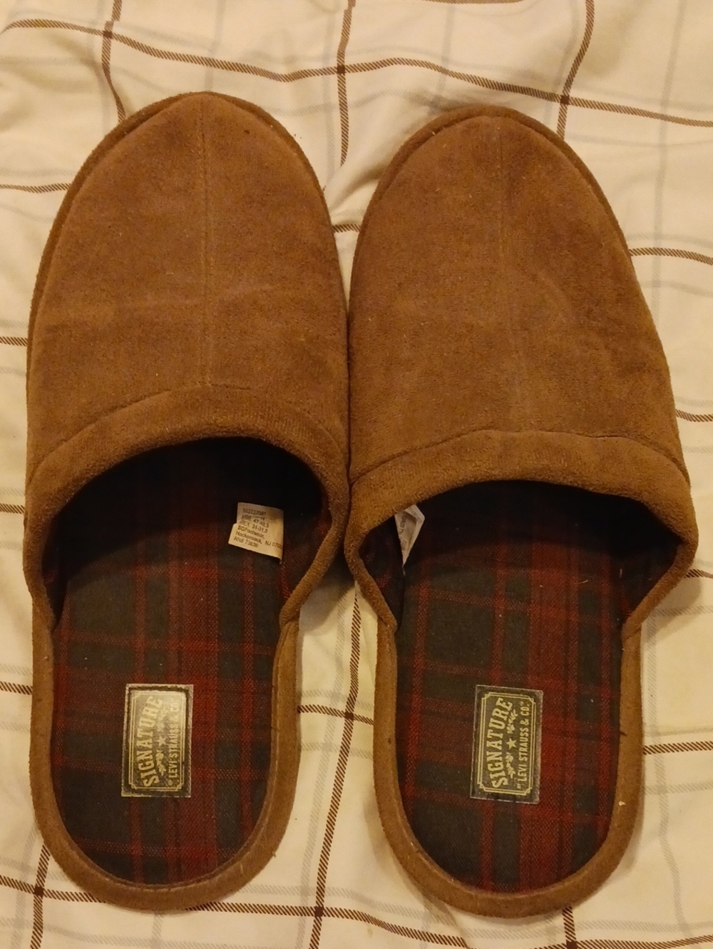 Signature by Levi Strauss Brown Suede-Style Slip-On Loafers